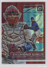2022 Donruss Optic Diamond Kings Red Pandora Prizm 21/99 Willson Contreras 0x4v
