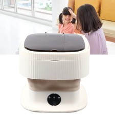 Mini Lave-Linge Pliable Compact Pour Bébé Bleu Portable