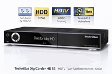 TechniSat DigiCorder HD S3 Twin Sat Festplattenreceiver Recorder 320GB