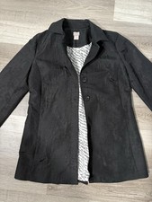Chico s Black Lightweight Open Front Blazer Jacket Women s Size 0 US 4 6