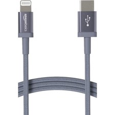 Amazon Basics MFi Certified USB-C to Lightning Cable, Fast Charging with Power