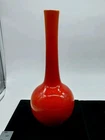 Vintage Haeger 10" Orange Vase