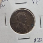 1924 D COPPER WHEAT PENNY VG CONDITION VERY GOOD