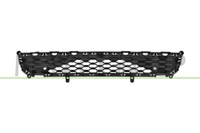 Grille inférieure pare-chocs Jeep Grand Cherokee WK dès 11/2021 avec trous PDC en ABS noir