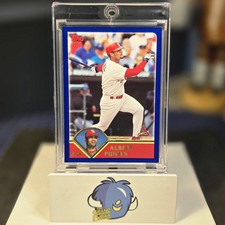 🔥⚾️ EARLY ALBERT PUJOLS ⚾️🔥 2002 Topps #200 Blue Border 2nd Year 👌