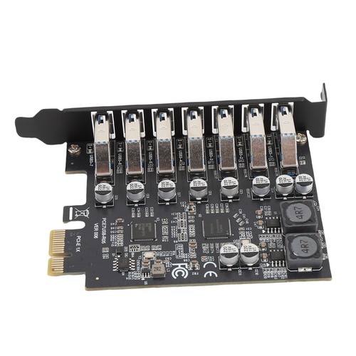 PCIe Expansion Card 7 Ports PCIE Expansion Card Plug And Play For Keyboards - Afbeelding 13 van 24