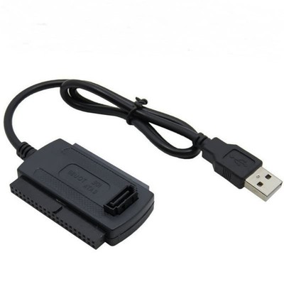 SATA PATA IDE Drive to USB 2.0 Adapter Converter Cable for Hard Disk... 