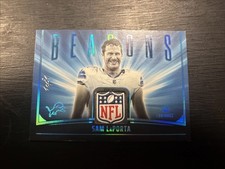 2025 Panini Luminance - Beacons NFL Shield LOGO Relics Sam LaPorta #BC-SLA - 1/1
