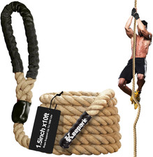 Climbing Rope 1.5 Inch Diameter 10FT 15FT 20FT 25FT 30FT 35FT Gym Climbing Rope
