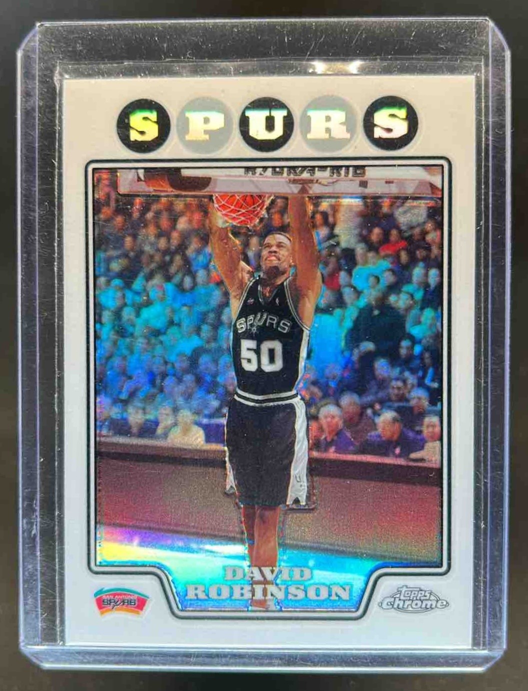 2008-09 Topps Chrome David Robinson Refractor #173 Spurs