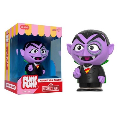 Sesame Street FUN! FUN!  Wave 1 Count Von Count Super 7