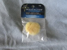 Max Factor Int. Natural Cosmetic Sponge #113 NEW old stock - made in Philippines