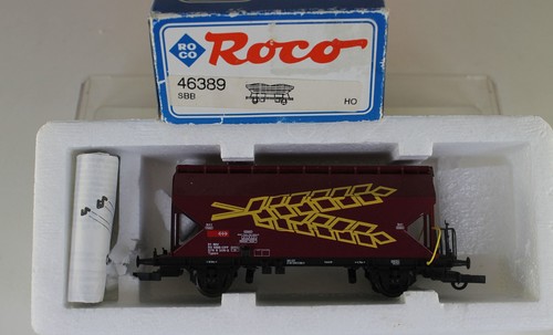 Roco 46389 Vagón de cereales SBB de una colección con embalaje original DC | Condition: Gebraucht