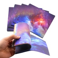 200 Blatt Galaxy Space Stars Pattern Origami-Papier, Doppelseitiges Farbige2799