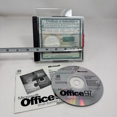 Microsoft Office 97 Small Business Edition CD-ROM w/ product key