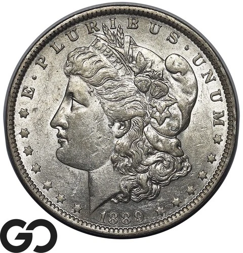 1889-O Morgan Silver Dollar Coin Choice AU++/Unc Scarcer Date