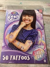 HASBRO My Little Pony Set of 50 Temporary Tattoos Sealed