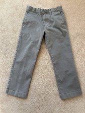Boys crewcuts Chino Pants Gray Size 6 Slim Preppy Spring End Of School Church