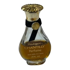 Vintage Houbigant CHANTILLY Women's Parfum .25 OZ Paris New York Perfume 1/2 Ful