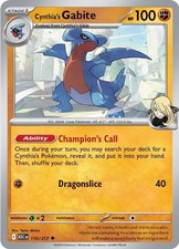 CYNTHIA'S GABITE 110/217 UC ASCENDED HEROES POKEMON LP