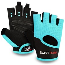 Workout Gloves Fingerless Breathable Lightweight Palm Protection Gym Cycling Pul