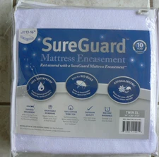 NEW Sure Guard Mattress Encasement,TWIN XL 39"x80"x13" Fits 13-16" SureGuard