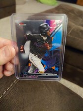 2021 Topps Finest Jazz Chisholm Jr. #40 Miami Marlins New York Yankees 