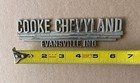 Cooke Chevyland Evansville Indiana IN Dealership Metal Emblem Badge — photo 3