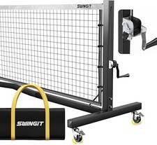 Anti Sag Pickleball Net 22FT Locking Wheels Gym