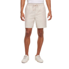 GAP Pull On Linen Blend Shorts Mens M Khaki Drawstring Stretch NEW