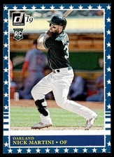 2019 Donruss Nick Martini Rookie Oakland Athletics #249
