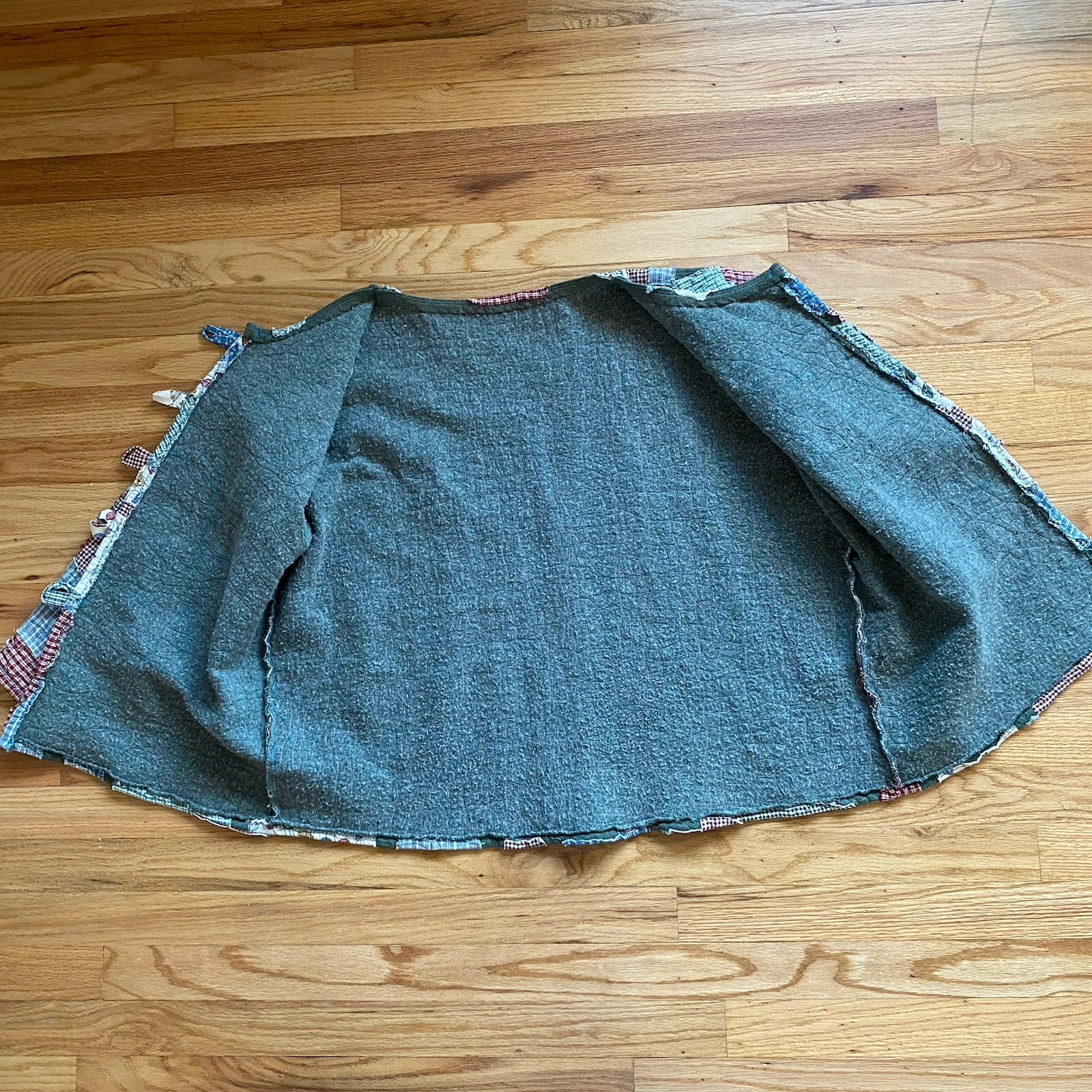 Handmade Patchwork Quilt Jacket Women’s L Coat Co… - image 6