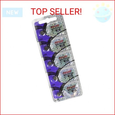 Maxell SR626SW 377 Silver Oxide Watch Battery 5 Pack