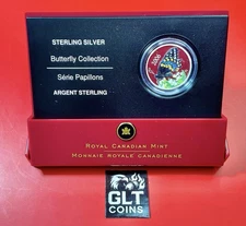2006 Canada .925 Silver 50 Cent Coin • Colored Short-Tailed Swallowtail