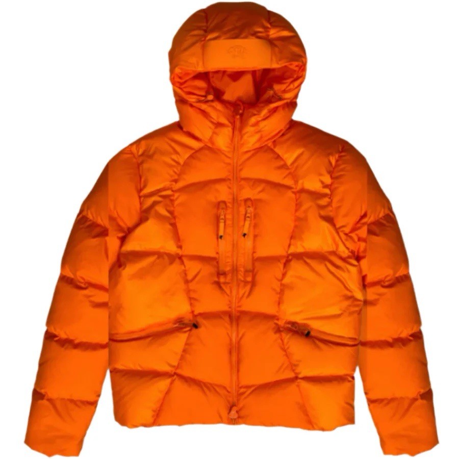 セントラル・シー着用 Syna World WAVE PUFFER オレンジ L SYNA World Wave Puffer Jacket Orange Small Brand New RRP £350
