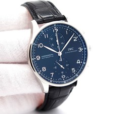 IWC IW371438 Portugieser Chronograph Automatic with Black Dial