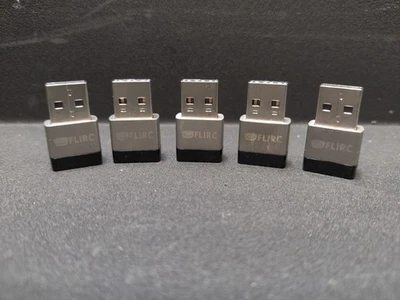 (Pack of 5) Flirc USB Infrared Transceiver V2 for Raspberry Pi