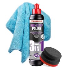 Autopflege Politur Menzerna One-Step-Polish 3in1 250ml + Mikrofasertuch + Sponge