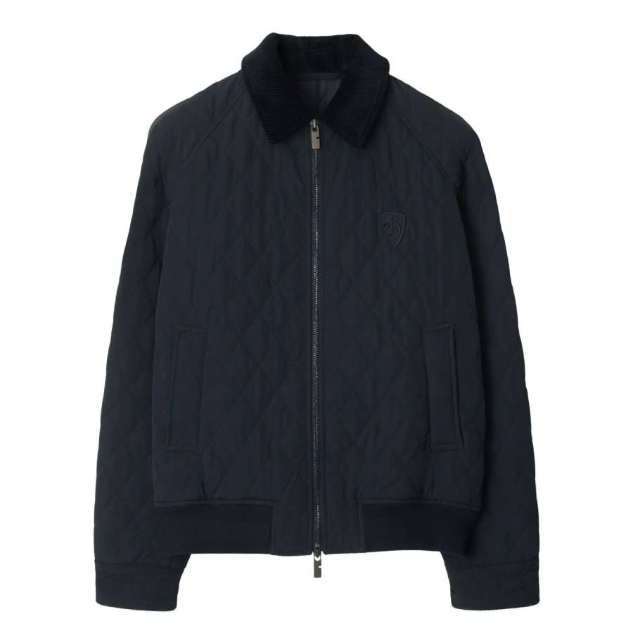 バーバリー　ロゴ　キルティング　ジャケット Burberry Logo-Embroidered Quilted Jacket | eBay
