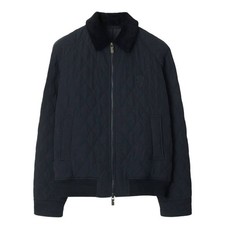 Burberry Logo-Embroidered Quilted Jacket