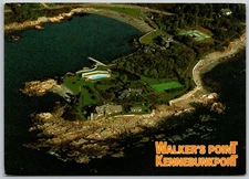 Walker's Point Kennebunkport Maine - George W Bush Summer Home (6X4 in) Postcard