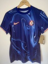 Image of Chelsea FC Nike Home Shirt 2024/25 Blue Marble Women’s Size S New with Tags