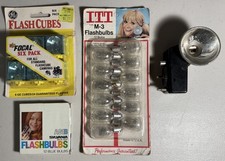 LOT OF NOS VINTAGE FLASH BULBS CUBES IN ORIG. PACKAGES KODAK SUPERMITE FLASH