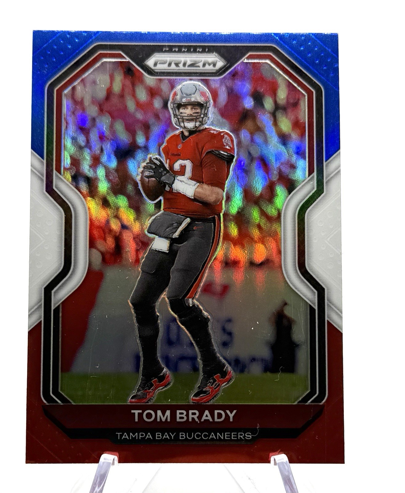 TOM BRADY 2020 Panini Prizm RED WHITE & BLUE PRIZM #255 BUCCANEERS