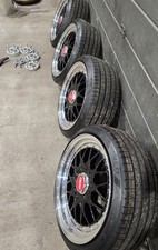 BBS RC041 alloy wheels 3 Piece Spilt Rims 17" 5x120 5x100 H&R VW Adapters 8j 8.5