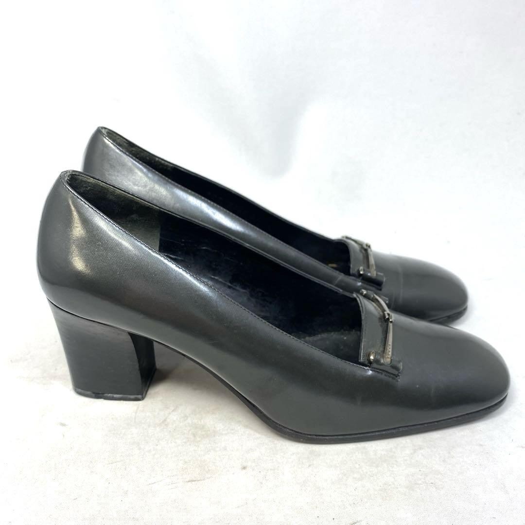 Gucci Horsebit Loafers Pumps Gray Size 36 US About6 For Women thumbnail 4
