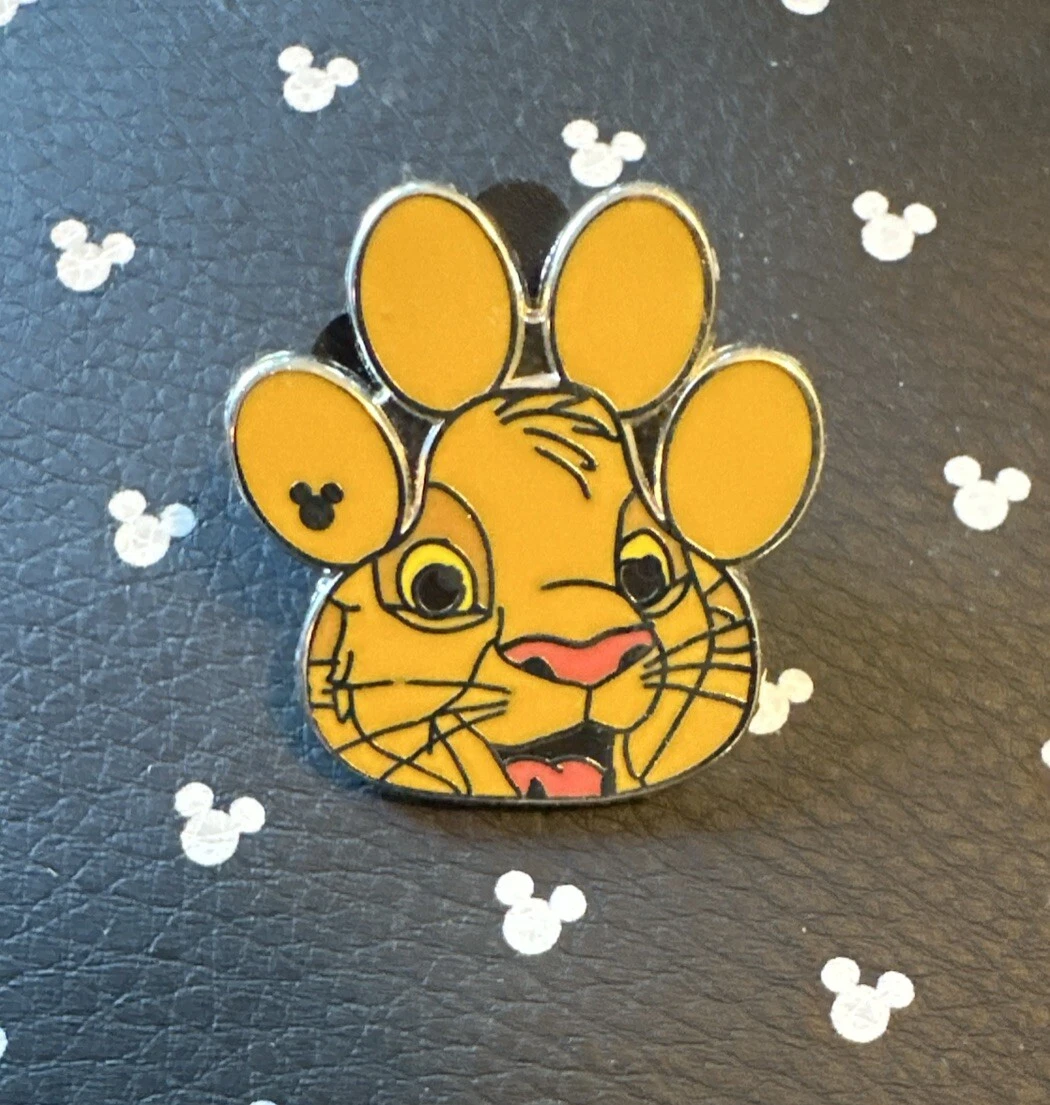 Disney Lion King Pin Paw Print Simba Hidden Mickey