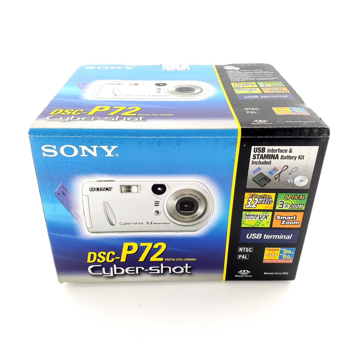 Sony Cyber-shot DSC-P72 3.2MP Digital Camera - Silver for Sony Cyber-shot DSC-P72 3.2MP Digital Camera - Silver for