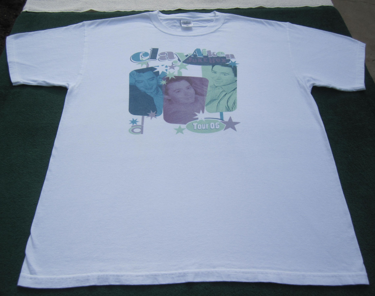 CLAY AIKEN Jukebox 2005 Tour XL concert TSHIRT eBay