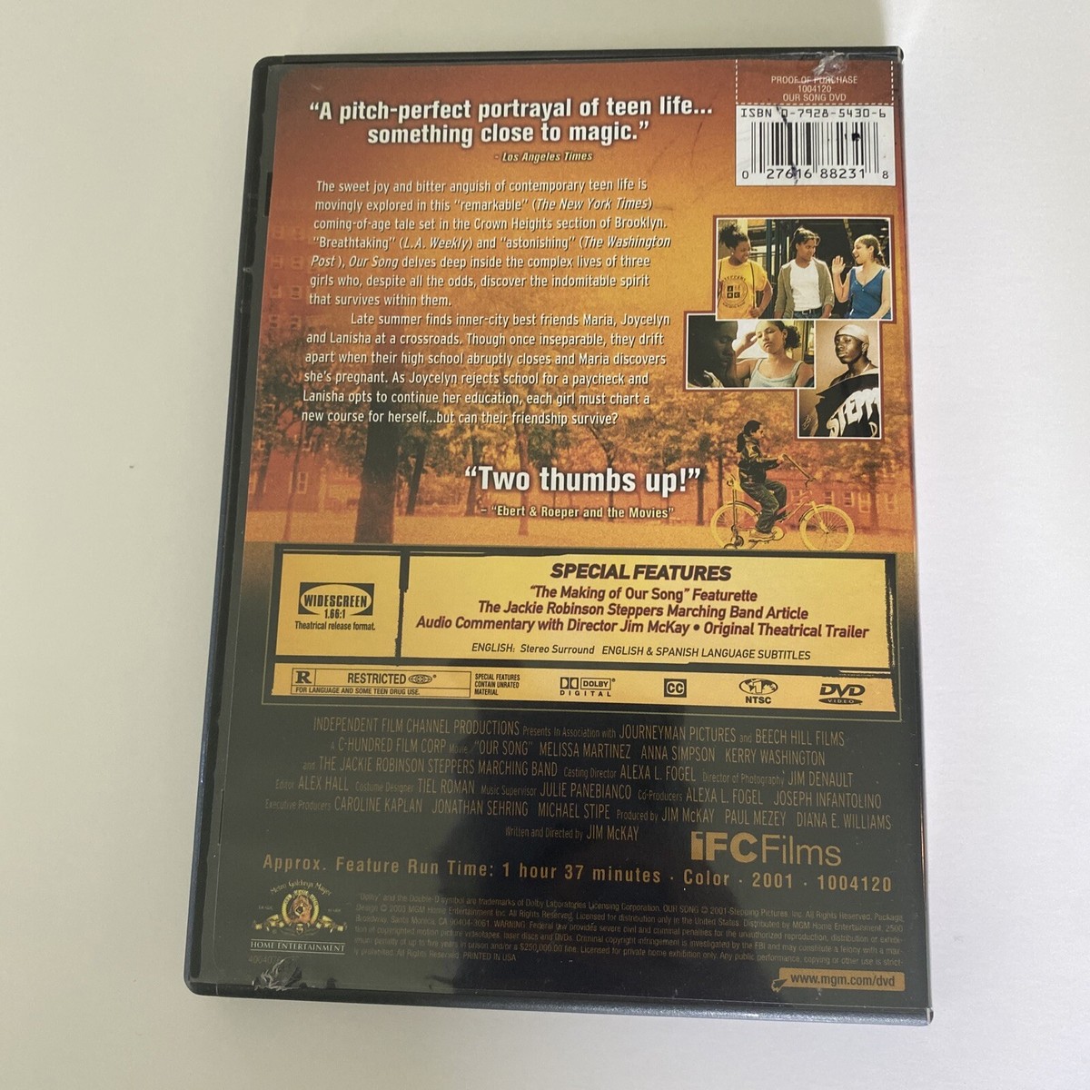 Our Song DVD, 2003 27616882318| eBay